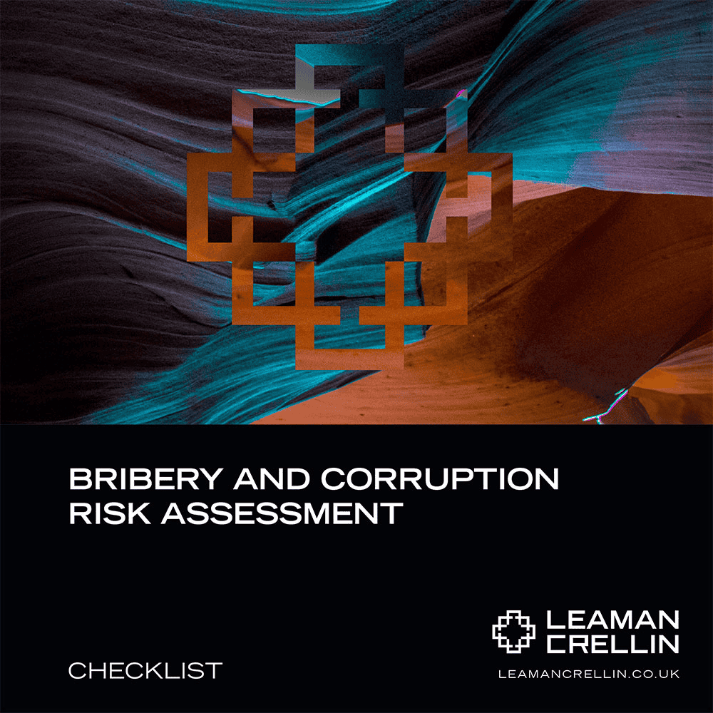 Bribery and Corruption Risk Assessment - Leaman Crellin
