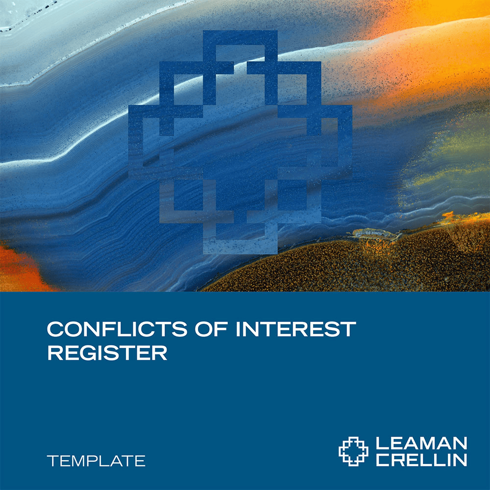 COIRT1023 - Conflicts of Interest Register - Leaman Crellin