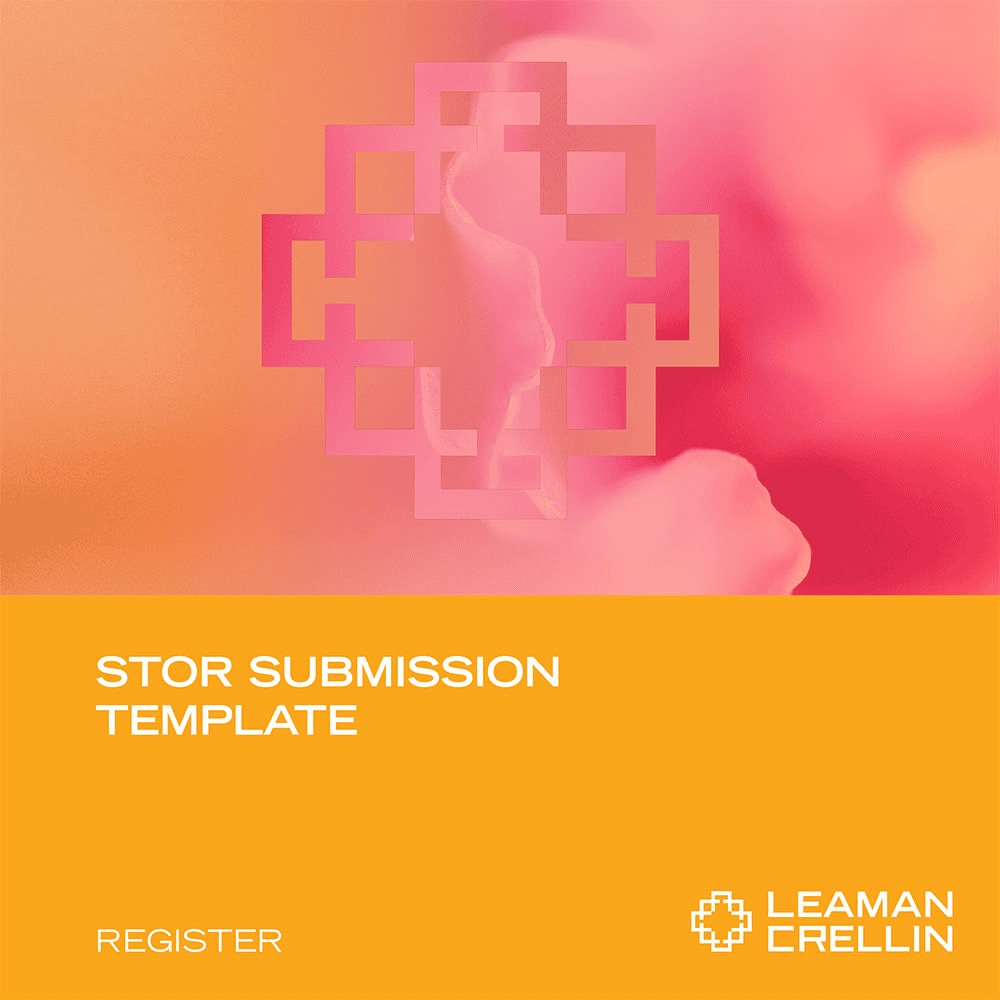 STORR0220 - STOR Submission Template - Leaman Crellin