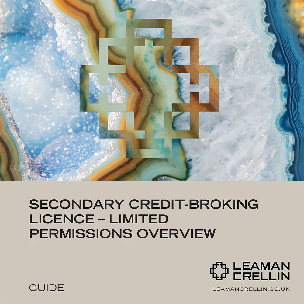 Secondary Credit Broking Compliance Pack | 7 FCA Templates