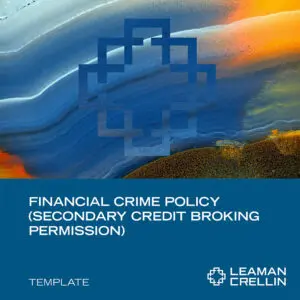 Financial Crime Policy for Credit Broking
