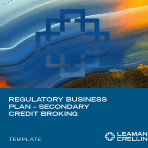 Secondary Credit Broking Business Plan