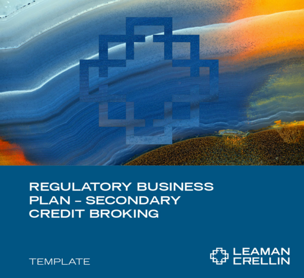 Secondary Credit Broking Business Plan