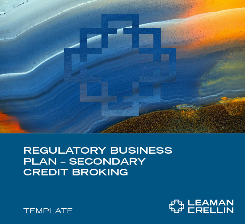 Secondary Credit Broking Business Plan