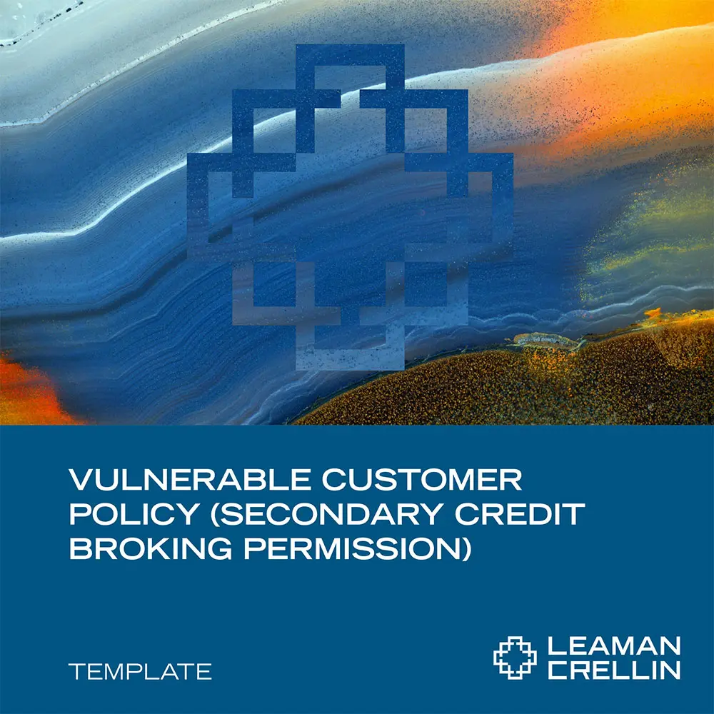 Vulnerable Customer Policy for credit broking